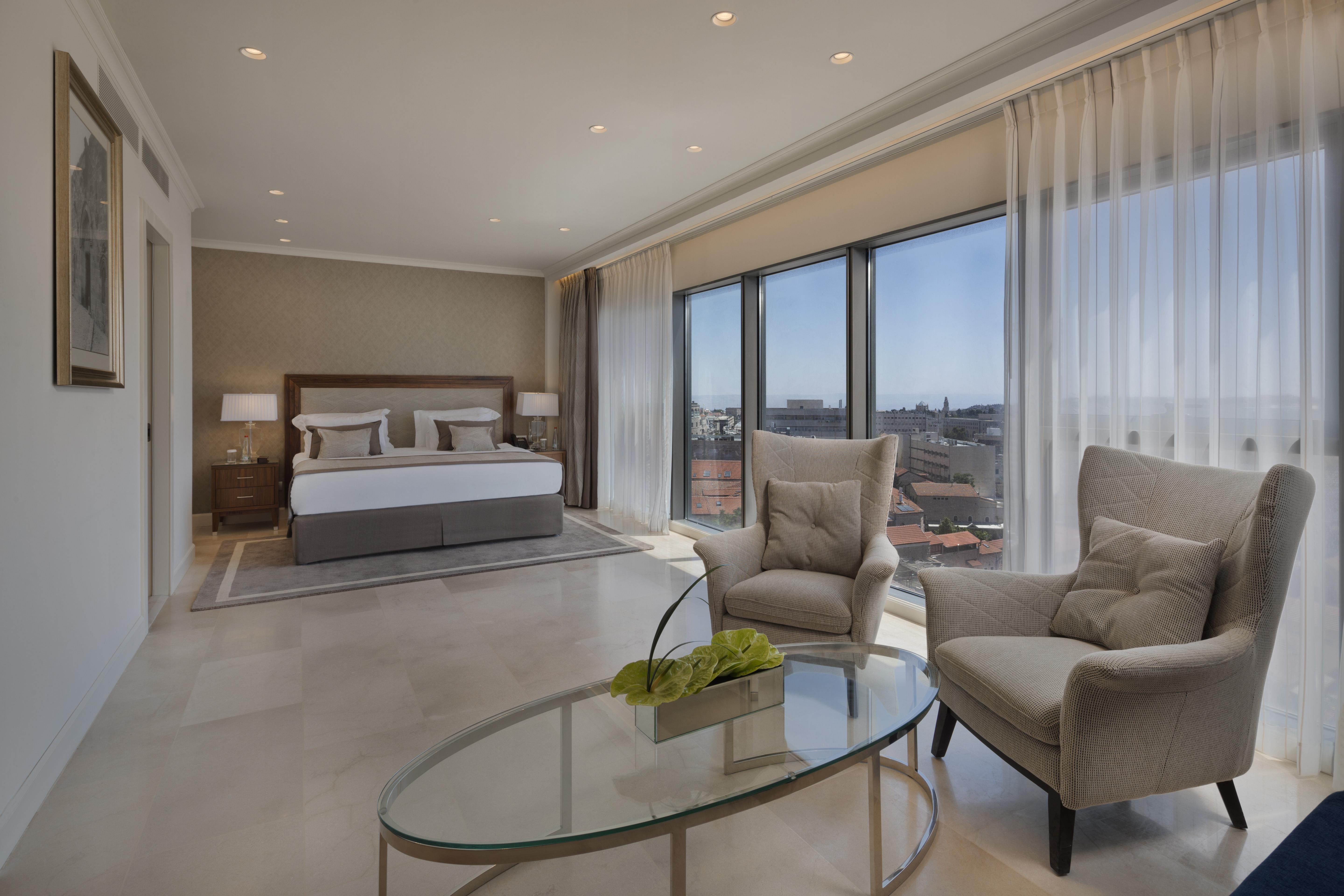ハーバート サミュエル ホテル エルサレム エクステリア 写真 A bedroom at the Four Seasons Hotel