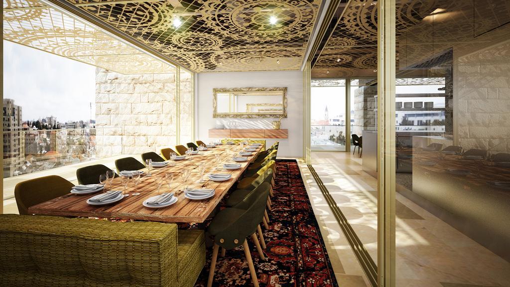 ハーバート サミュエル ホテル エルサレム エクステリア 写真 The interior of the restaurant