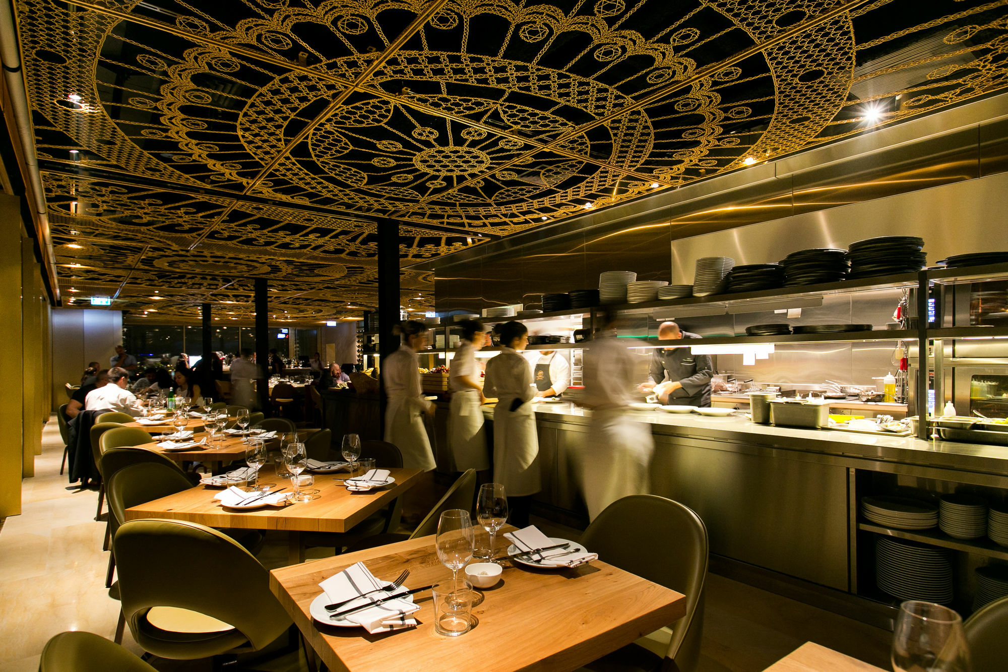 ハーバート サミュエル ホテル エルサレム エクステリア 写真 Interior of the restaurant